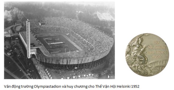 Vận Động Trương va Huy Chuong Helsinki